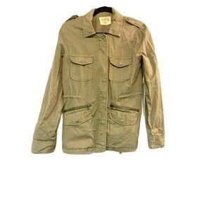 LILY‎ Aldridge for Velvet Graham Spenser Womens Utility Green Jacket Size…